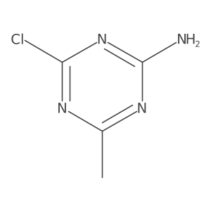 2-Amino-4-chloro-6-(methyl-d3)-1,3,5-triazine结构式