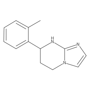 7-(2-methylphenyl)-5H,6H,7H,8H-imidazo[1,2-a]pyrimidine结构式