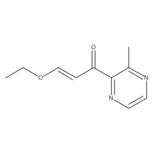 3-Ethoxy-1-(3-methylpyrazin-2-yl)prop-2-en-1-one Structure