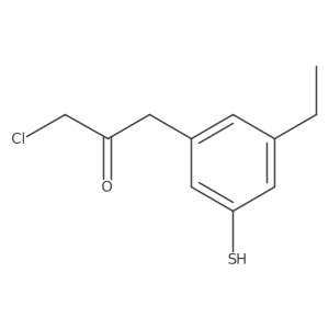 CCc1cc(S)cc(CC(=O)CCl)c1结构式