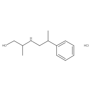 (2S)-2-[(2-phenylpropyl)amino]propan-1-ol hydrochloride Structure