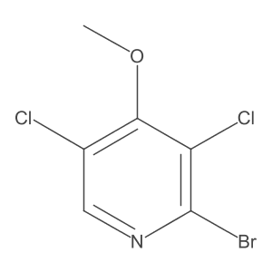 2-Bromo-3,5-dichloro-4-methoxypyridine Structure