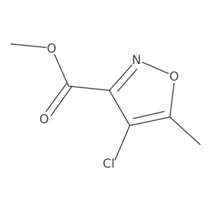 Methyl 4-chloro-5-methyl-1,2-oxazole-3-carboxylate结构式