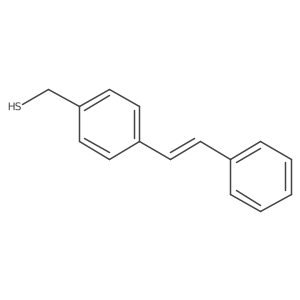 4-[(1E)-2-Phenylethenyl]benzenemethanethiol Structure