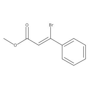 Methyl 3-bromo-3-phenylacrylate结构式
