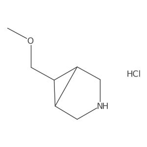 6-(Methoxymethyl)-3-azabicyclo[3.1.0]hexane hydrochloride Structure