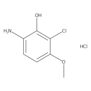 6-Amino-2-chloro-3-methoxyphenol hydrochloride Structure