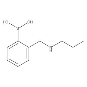 (2-((Propylamino)methyl)phenyl)boronic acid结构式