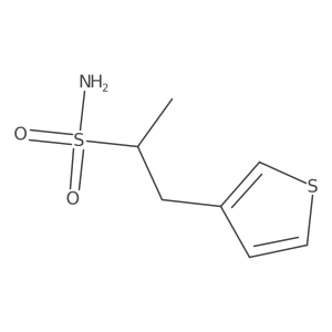 1-(Thiophen-3-yl)propane-2-sulfonamide Structure