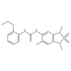 1-(2-Ethoxyphenyl)-3-(1,3,6-trimethyl-2,2-dioxido-1,3-dihydrobenzo[c][1,2,5]thiadiazol-5-yl)urea结构式