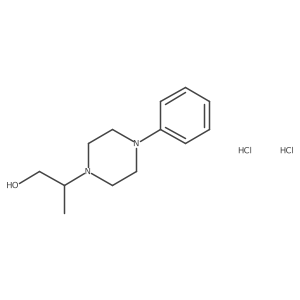 2-(4-Phenylpiperazin-1-yl)propan-1-ol dihydrochloride Structure
