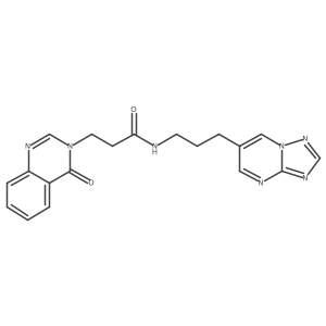 N-(3-([1,2,4]triazolo[1,5-a]pyrimidin-6-yl)propyl)-3-(4-oxoquinazolin-3(4H)-yl)propanamide Structure