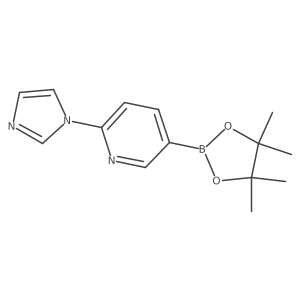 6-(1H-Imidazol-1-YL)pyridine-3-boronic acid pinacol ester Structure