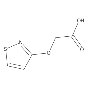 2-(1,2-Thiazol-3-yloxy)acetic acid结构式