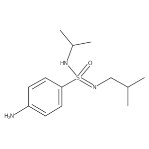4-amino-N-(2-methylpropyl)-N-(propan-2-yl)benzene-1-sulfonoimidamide Structure