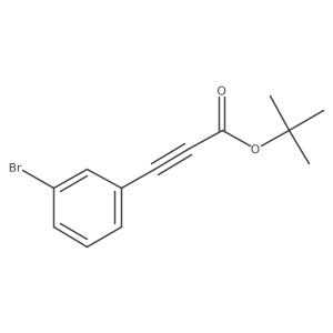 Tert-butyl 3-(3-bromophenyl)prop-2-ynoate Structure