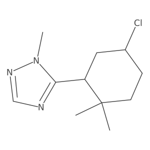 5-(5-chloro-2,2-dimethylcyclohexyl)-1-methyl-1H-1,2,4-triazole Structure