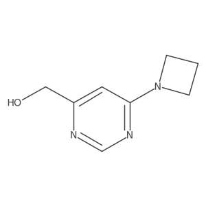 [6-(Azetidin-1-yl)pyrimidin-4-yl]methanol Structure