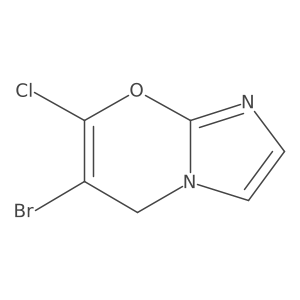 6-Bromo-7-chloro-5H-imidazo[2,1-b][1,3]oxazine Structure