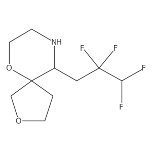 10-(2,2,3,3-Tetrafluoropropyl)-2,6-dioxa-9-azaspiro[4.5]decane Structure