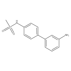 N-[4-(3-aminophenyl)phenyl]methanesulfonamide结构式