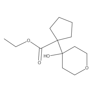 Ethyl 1-(4-hydroxyoxan-4-yl)cyclopentane-1-carboxylate Structure