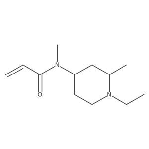 N-(1-ethyl-2-methylpiperidin-4-yl)-N-methylprop-2-enamide结构式