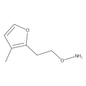 O-[2-(3-methylfuran-2-yl)ethyl]hydroxylamine结构式