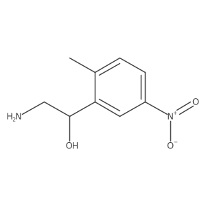 2-Amino-1-(2-methyl-5-nitrophenyl)ethan-1-ol Structure