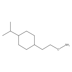 O-{2-[4-(propan-2-yl)cyclohexyl]ethyl}hydroxylamine Structure