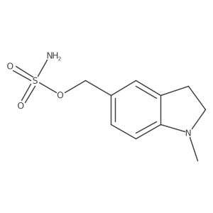(1-methyl-2,3-dihydro-1H-indol-5-yl)methyl sulfamate结构式