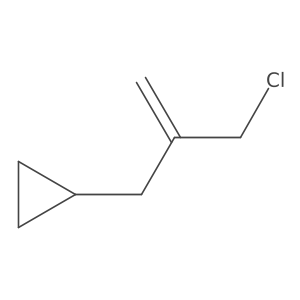 [2-(Chloromethyl)prop-2-en-1-yl]cyclopropane结构式