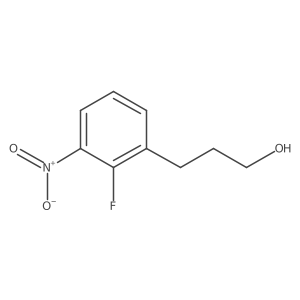 3-(2-Fluoro-3-nitrophenyl)propan-1-ol结构式