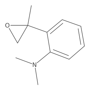 N,N-dimethyl-2-(2-methyloxiran-2-yl)aniline Structure