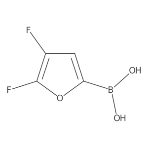 (4,5-Difluorofuran-2-yl)boronic acid结构式
