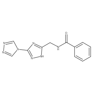 N-(2H-3,4'-Bi-1,2,4-triazol-5-ylmethyl)benzamide结构式