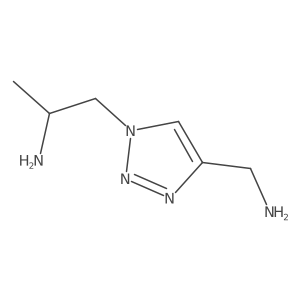 (2S)-1-[4-(aminomethyl)-1H-1,2,3-triazol-1-yl]propan-2-amine Structure
