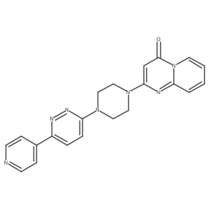 2-{4-[6-(pyridin-4-yl)pyridazin-3-yl]piperazin-1-yl}-4H-pyrido[1,2-a]pyrimidin-4-one Structure