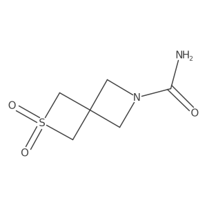 2,2-Dioxo-2lambda6-thia-6-azaspiro[3.3]heptane-6-carboxamide Structure