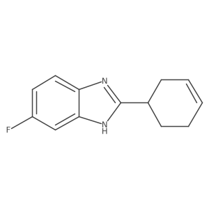 2-(cyclohex-3-en-1-yl)-6-fluoro-1H-1,3-benzodiazole Structure