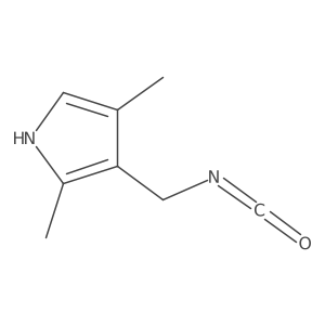 3-(isocyanatomethyl)-2,4-dimethyl-1H-pyrrole结构式