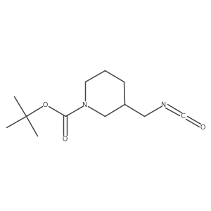Tert-butyl3-(isocyanatomethyl)piperidine-1-carboxylate结构式