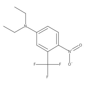 N,N-Diethyl-4-nitro-3-(trifluoromethyl)aniline Structure