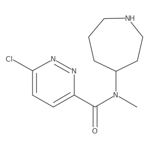 N-(azepan-4-yl)-6-chloro-N-methylpyridazine-3-carboxamide Structure
