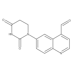 6-(2,4-Dioxo-1,3-diazinan-1-yl)quinoline-4-carbaldehyde Structure