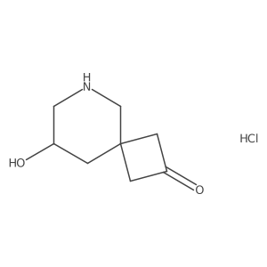 8-Hydroxy-6-azaspiro[3.5]nonan-2-one hydrochloride Structure