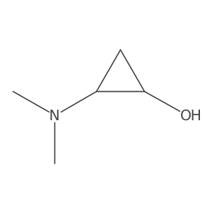 (1S,2S)-2-(dimethylamino)cyclopropan-1-ol, trans Structure