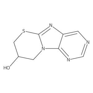 8,9-Dihydro-7H-[1,3]thiazino[3,2-e]purin-8-ol结构式