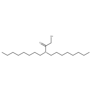 2-hydroxy-N,N-dioctylacetamide结构式