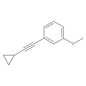 1-(2-Cyclopropylethynyl)-3-methoxybenzene Structure